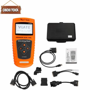 

OBD VS 900 Scan Tool VS900 Car VGATE Oil Service & Airbag Reset VS 900 Car Vgate Diagnostic tool With Plastic Box