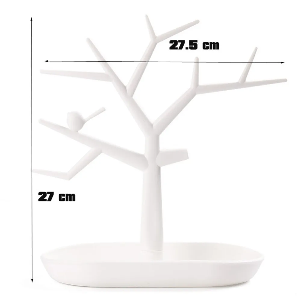 New Bird Tree Branches Jewelry Organizer Key Storage Rack Plastic Bracelet Necklace Hanger for Keys Earring Display Stand Holder New Bird Tree Branches Jewelry Organizer Key Storage Rack Plastic Bracelet Necklace Hanger for Keys Earring Display Stand Holder