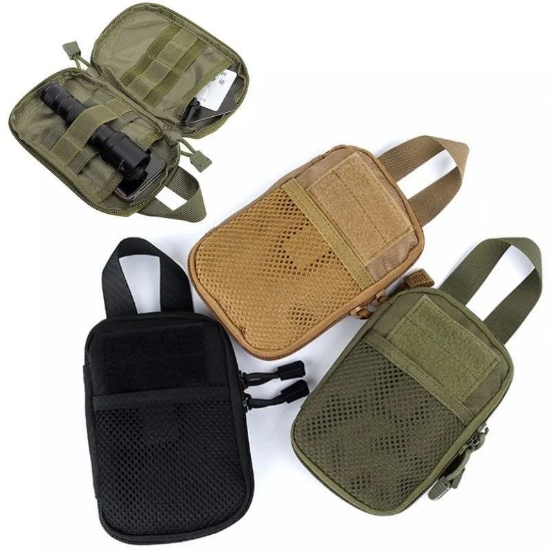 

CQC Military Molle Tactical Waist Pouch Bag Utility Flashlight Phone Holder Accessories Hunting Ammo Shell EDC Bags