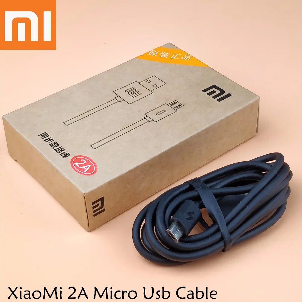 Original xiaomi redmi note 6 pro Charger Cable 2A Micro usb 100cm Quick