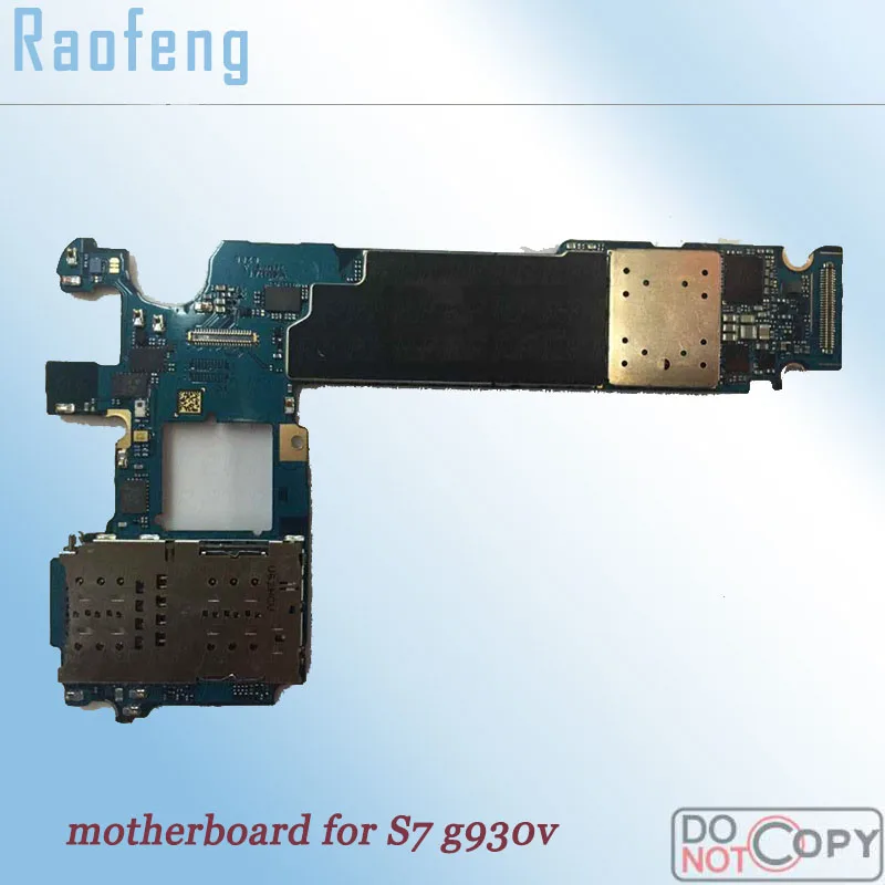 Raofeng разблокирован для samsung galaxy S7 G930v motherboarddisassembled все функции плата с полной чипов материнскую плату