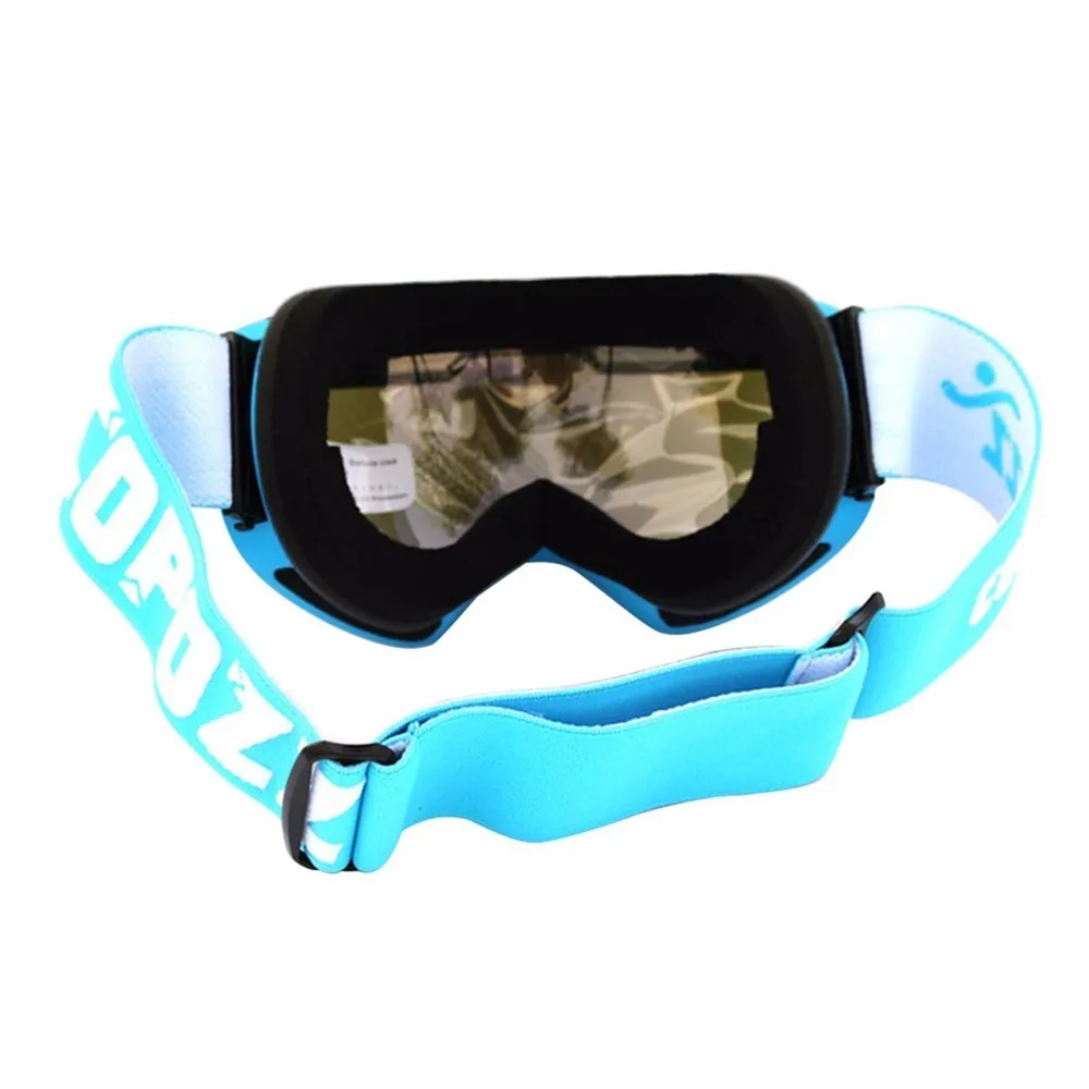 COPOZZ Ski Goggles UV400 Double Lens Anti-fog Sun Glasses Skiing Snowboard Large Goggles Winter Spherical Mask+Lens