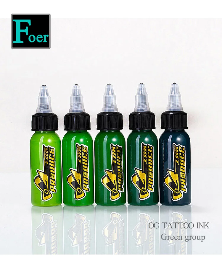 

O.G Microblading Pigment Tattoo Ink Permanent Makeup Pigment Green Group 1oz/30ml Paint For Tattoo Body Art Paint