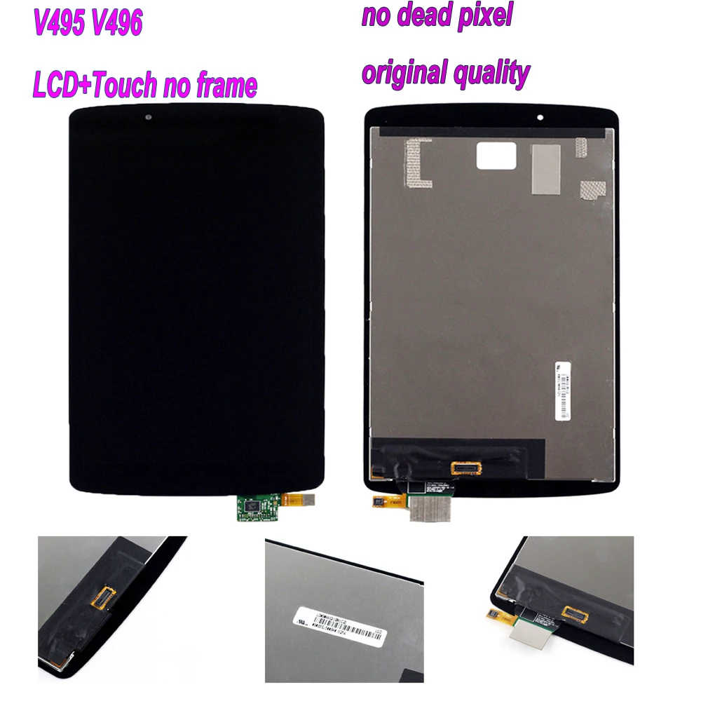 ЖК-дисплей для LG G Pad F 8,0 V495 V496 V497 V498 ЖК-дисплей кодирующий преобразователь сенсорного экрана в сборе с рамкой LD080WX2(SM)(C1) с инструментами