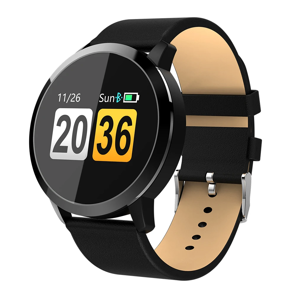 OUKITEL W1 Смарт Часы Heart Rate крови Давление трекер сна веселые игры пить воду