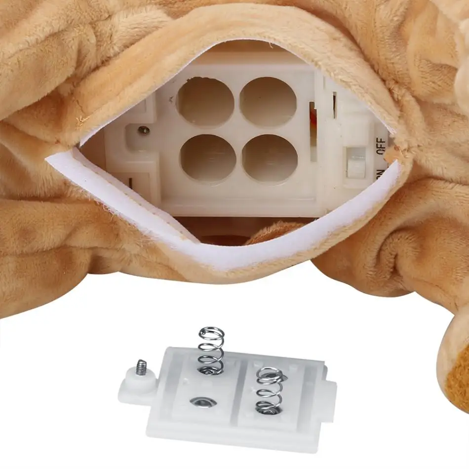Controle de Som Brinquedo de Pelúcia Robô para Animais de Estimação Brinquedos do Miúdo Robô Eletrônico Bonecas Simulação Brinquedo Animal Crianças Inteligente Falando Educação Cão 12 Home & Garden
