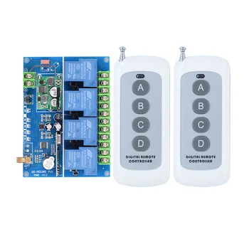 

DC12V 13V 16V 18V 22V 24V 30A 4CH High Load Remote Switch LED Lamp Motor Waterpump Power Remote LED Power ON OFF