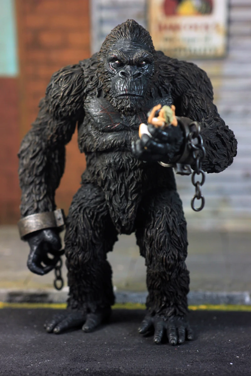 18 см высокая мультяшная Аниме Фигурка Kong Skull остров KINGKONG фигурка коллекция фигурка модель дисплей Коллекция игрушек подарок