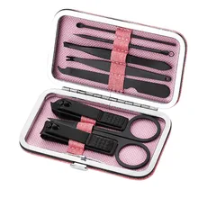 Новинка, профессиональные 8 шт/1 набор, профессиональные ножницы для ногтей из нержавеющей стали, набор для маникюра, набор инструментов для ногтей 1O25