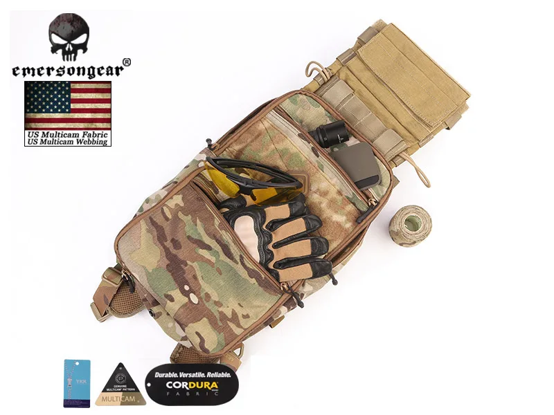Emersongear D3 многофункциональная сумка Боевая Гидратация Сумка через плечо EM9324|Сумки