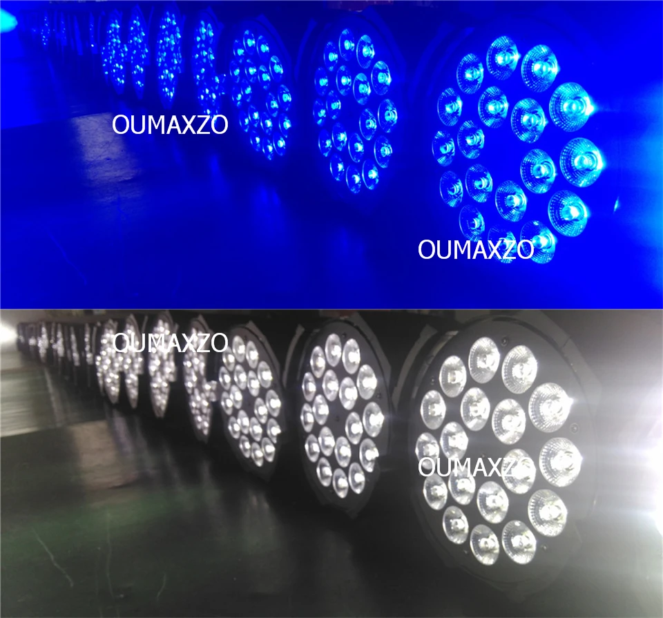 10 шт./лот номинальной привели 18x15 Вт RGBWA 5IN1 LED PAR света 18 шт. 5in1 RGBAW Номинальной Света LED крытый сцены DJ оборудования par led