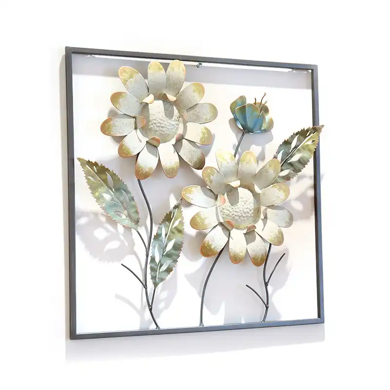 50 2 Cm De Hierro Forjado Artesania Decoracion De La Pared De Flor