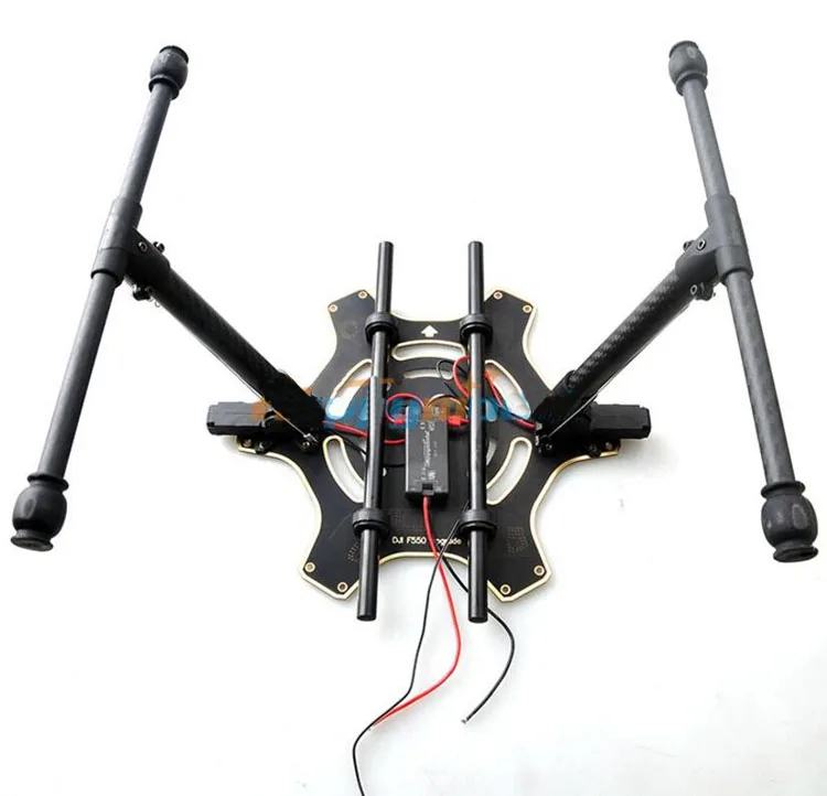 

Yuenhoang F550 Combo Set Electric Retractable Landing Gear+Center Base Plate+PTZ Damoing Hanging Rod for Gpro FPV Aerial Photogr