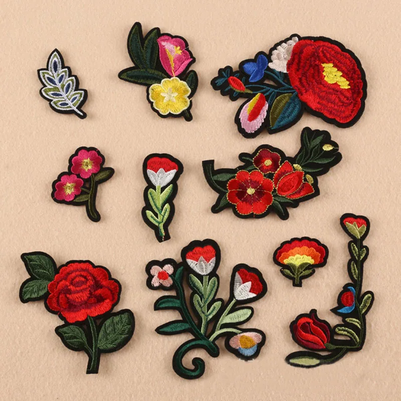10pcs iron on patches for clothing flower patches jessecmault iron