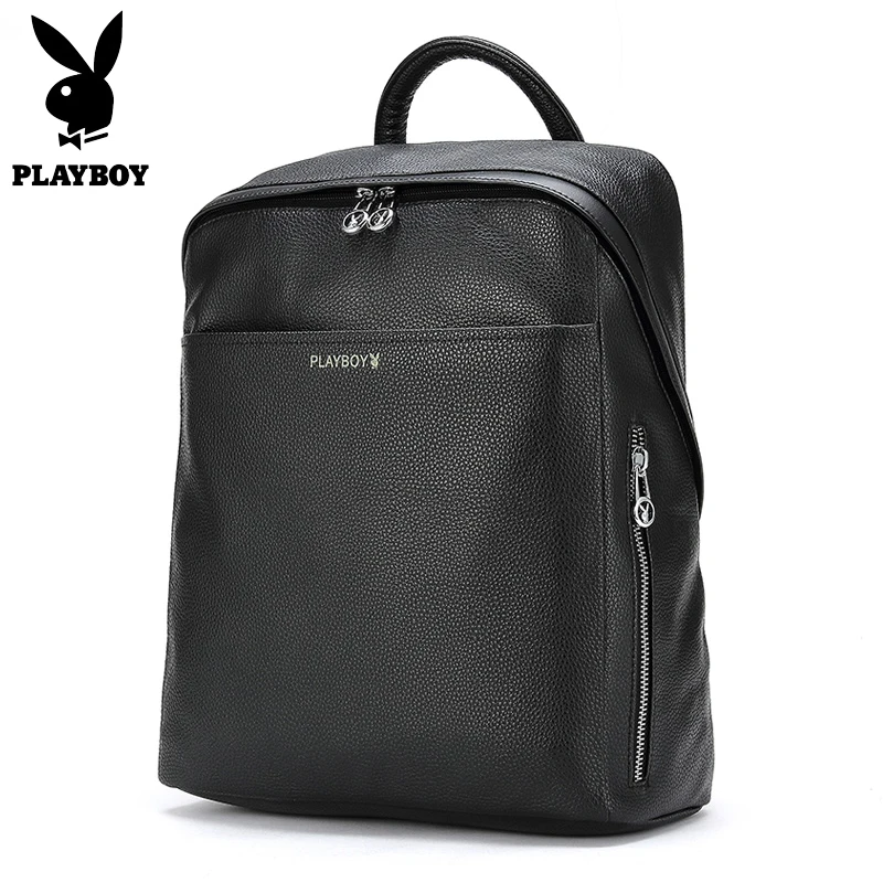 Playboy 2018 Designer Backpack Leather Men&#39;s Backpacks Bolsa Mochila for Laptop Notebook ...