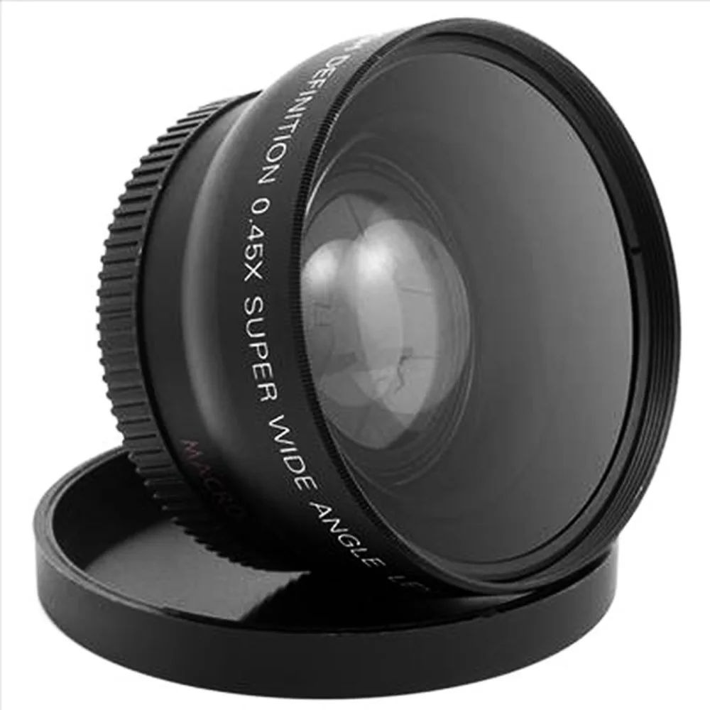 Профессиональный 52 мм 0 45 x широкоугольный макрообъектив для Nikon D3200 D3100 D5200 D5100