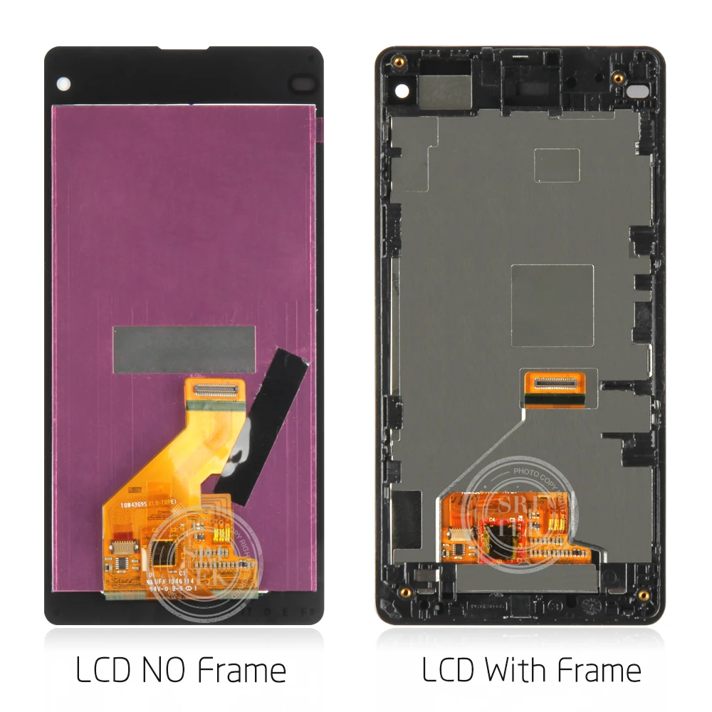 Оригинальный ЖК дисплей для SONY Xperia Z1 Компактный сенсорный экран с рамкой Mini D5503