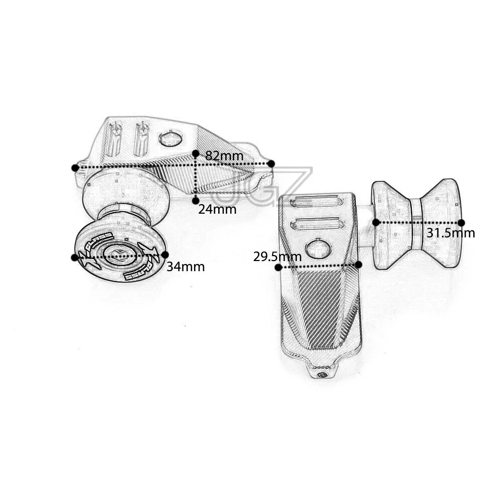 Мотоцикл CNC Алюминиевые Задние колесные оси маятник Катушки с основанием для Honda CBR500R PC44 2013- CB500F CB500X 2013