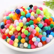 200pcs/lot Pompom 8mm Mini Fluffy Soft Pom Poms Pompones Ball Furball Handmade Crafts DIY for Home Decor Sewing Supplies 200pcs/lot Pompom 8mm Mini Fluffy Soft Pom Poms Pompones Ball Furball Handmade Crafts DIY for Home Decor Sewing Supplies