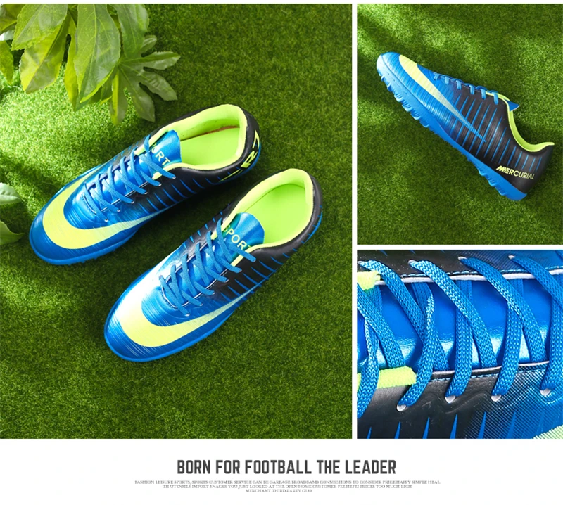HUMTTO Soccer Shoes Men Outdoor Non Slip Football Sport Shoes Male Professional Cleats Lightweight Futsal Athletic Soccer Shoes
