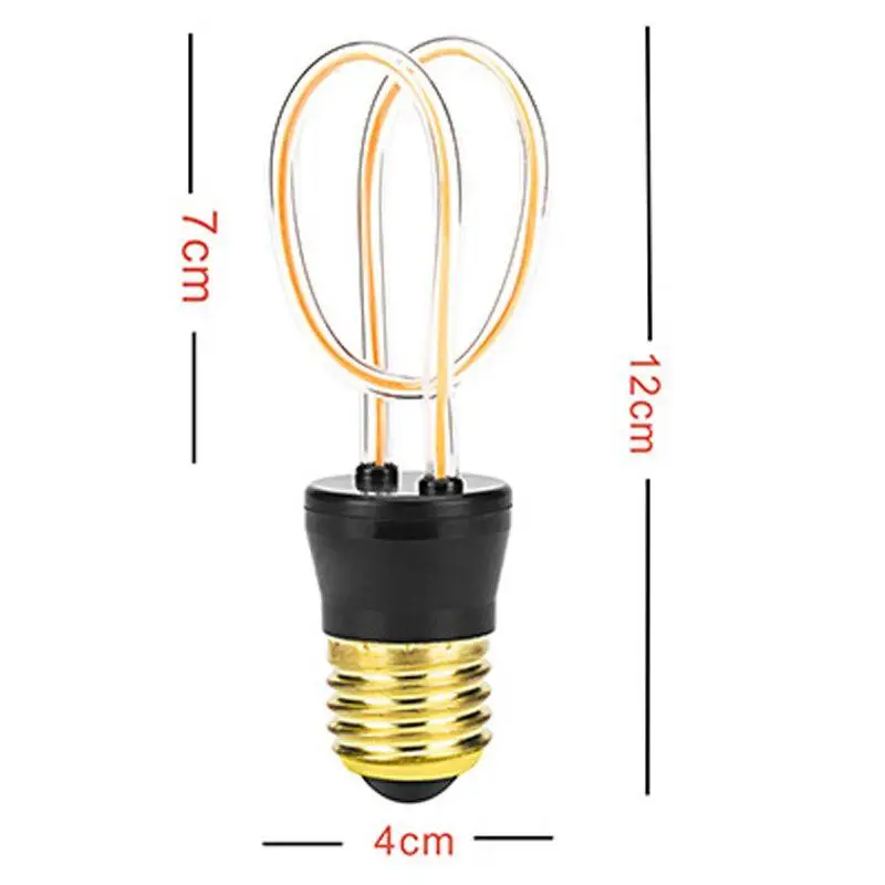 Ретро лампочка эдисона E27 220-240 V A60 ST64 G95 нити Винтаж декоративный светильник с регулируемой яркостью, ампулы лампа накаливания Эдисона лампа - Цвет: JH-Y