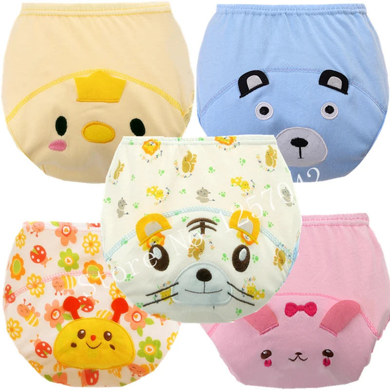5Pcs font b Baby b font Training Pants Cotton Reusable font b Baby b font Diapers
