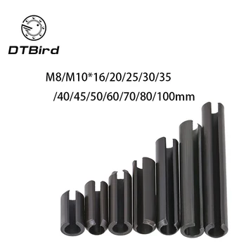 

Free Shipping M8X16mm-100mm M10X16mm-100mm GB879 Steel Split Spring Dowel Tension Roll Pin Resilient Cylindrical Cotter Pin DT2