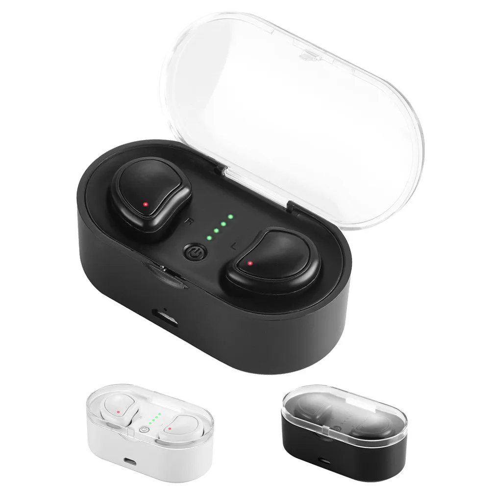 

Mini True Wireless Bluetooth Twins Stereo In-Ear Headset Earphone Earbuds Noise Canceling Wireless Bluetooth Earphones