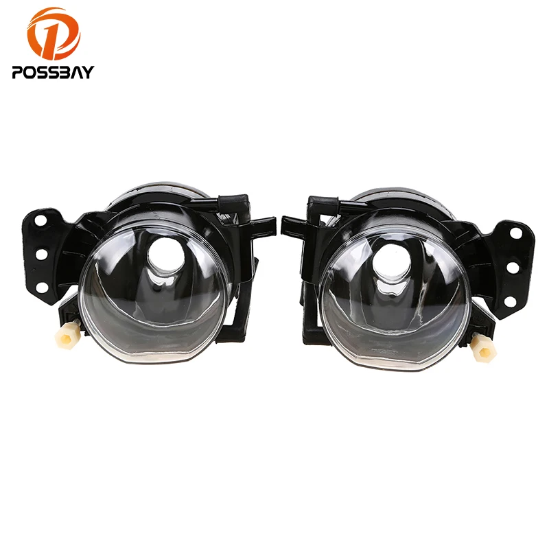 

POSSBAY Round Front Fog Lights Protector Shell Foglamp Covers for BMW 3-Series E91 Touring M-package 2006-2012