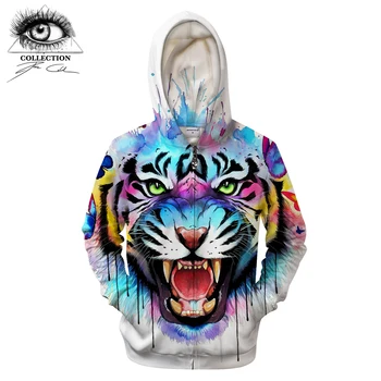 

Secrets design By Pixie coldArt 3D TigerPrint Hoodies Men Women Anime Sweatshirt Tracksuit Pullover Jacket ZipperCoat Streatwear