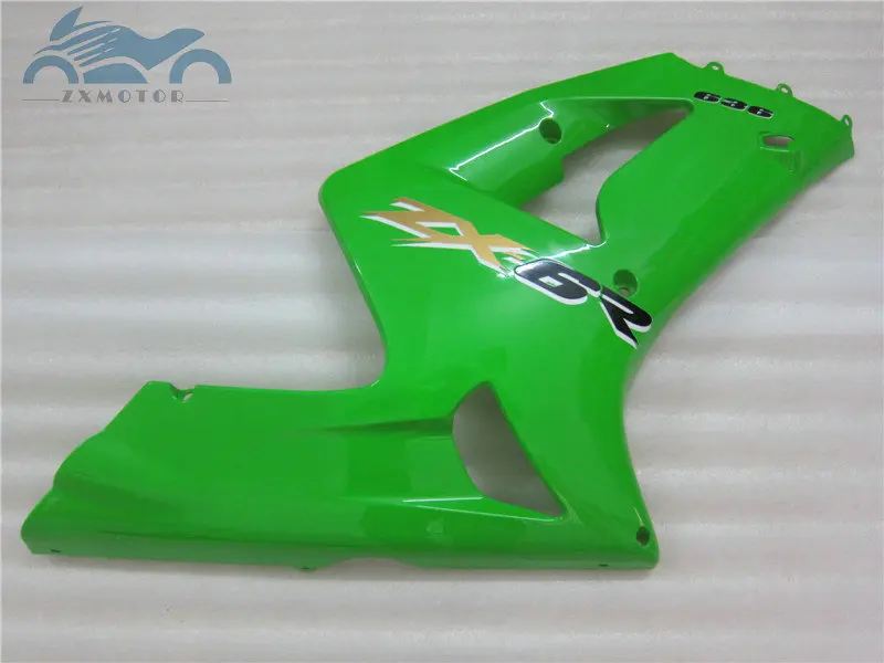 Набор обтекателей для мотоцикла для KAWASAKI Ninja 2003 2004 ZX6R ABS пластиковые комплекты обтекателей ZX 6R 636 03 04 зеленые части тела