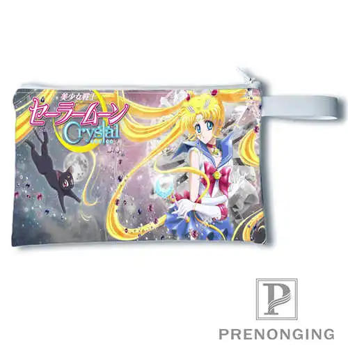 

Custom sailor moon@ Printing Coin Purse Change Purse Zipper Zero Wallet Phone Key Bags Fashion Small Female Purse#19-01-22-4-221