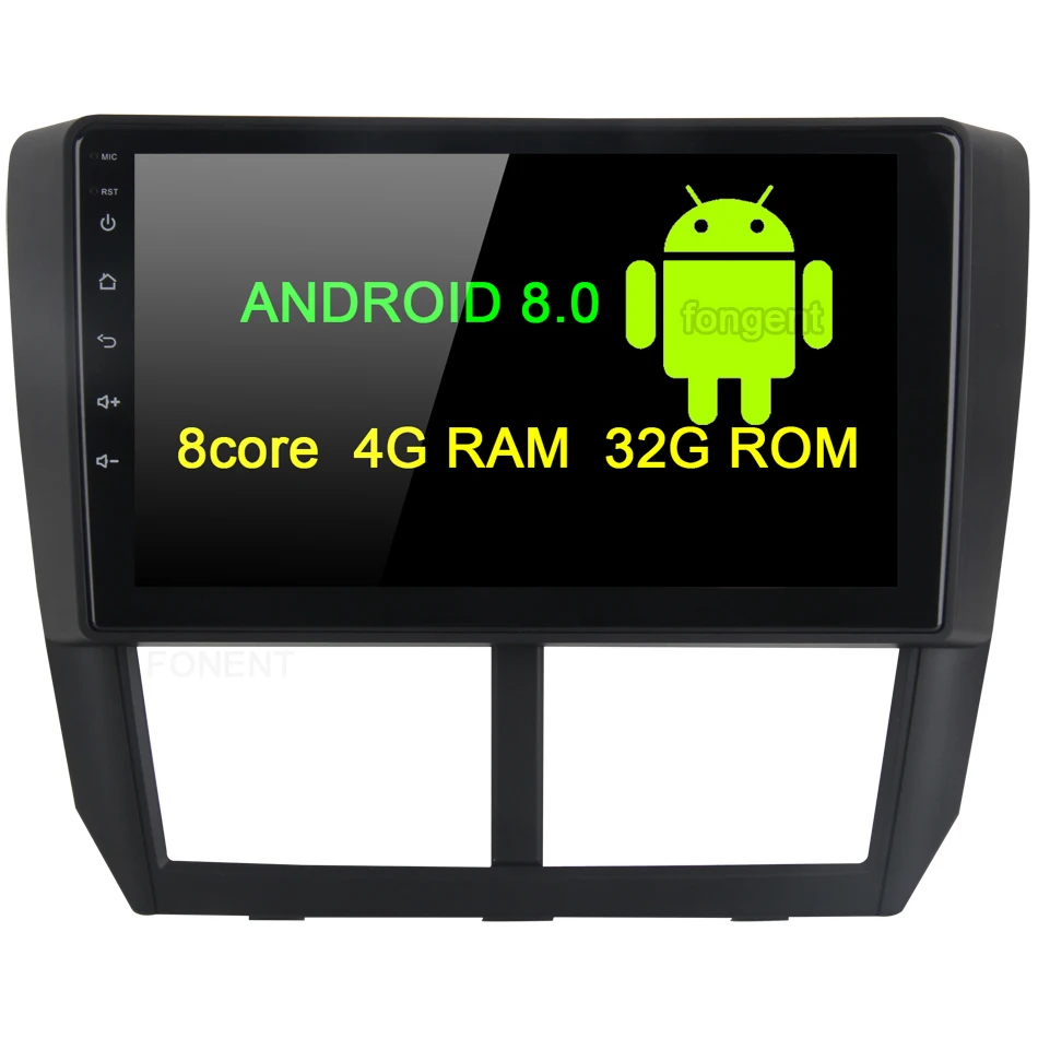

9" Android 8.0 Car Radio GPS for Subaru Forester Navigation 2008 2009 2010 2011 2012 Head Unit 4G 32G Octa Core Media player