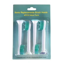 4 шт звуковые насадки для электрической зубной щетки сменные насадки для зубной щетки насадки для звуковой зубной щетки HX9172 HX6312 HX3226 HX3216