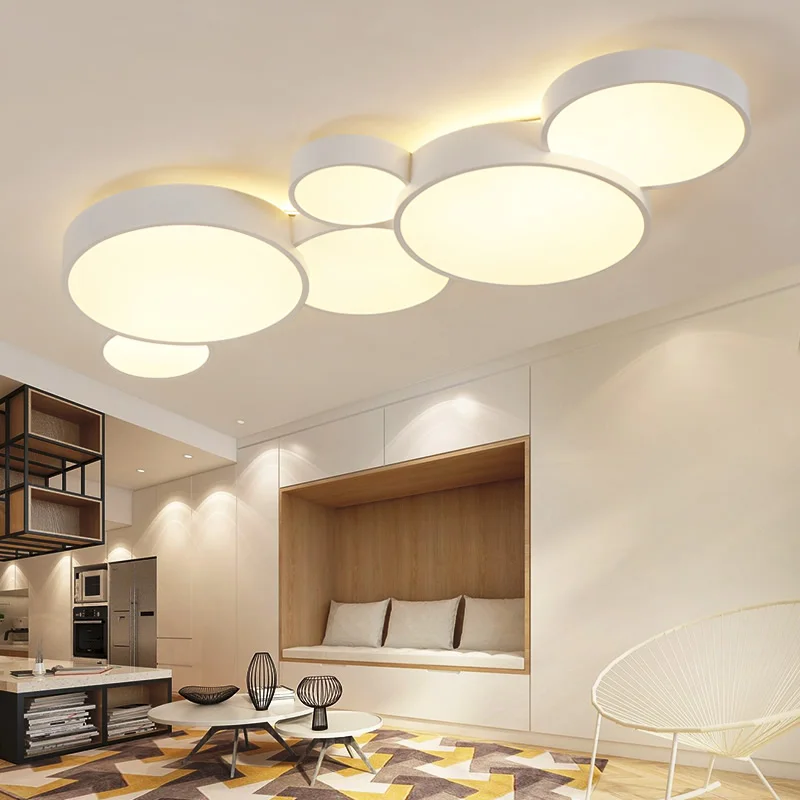 

2018 Led Ceiling Lights For Home Dimming Living Room Bedroom Light FIxtures Modern Ceiling Lamp Luminaire Lustre