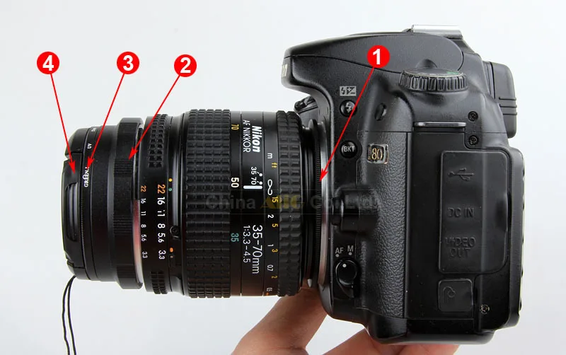 Макро Камера объектив Обратный адаптер защиты набор для Nikon D80 D90 D3300 D3400 D5100 D5200 D5300 D5500 D7000 D7100 D7200 D5 D610