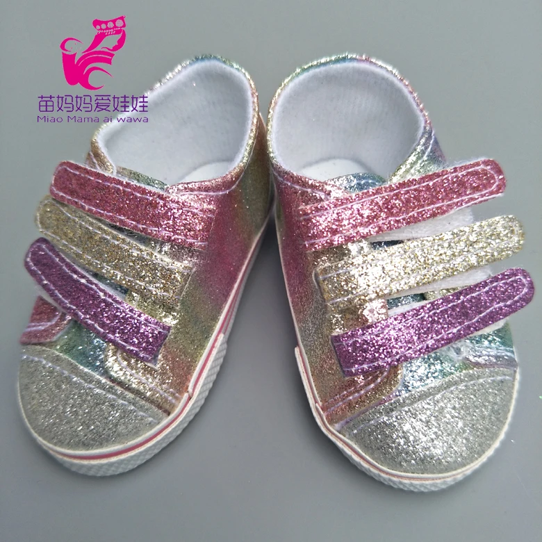 7cm Doll Shoes for 43CM Reborn Baby Doll sport Shoes for 18 inch doll