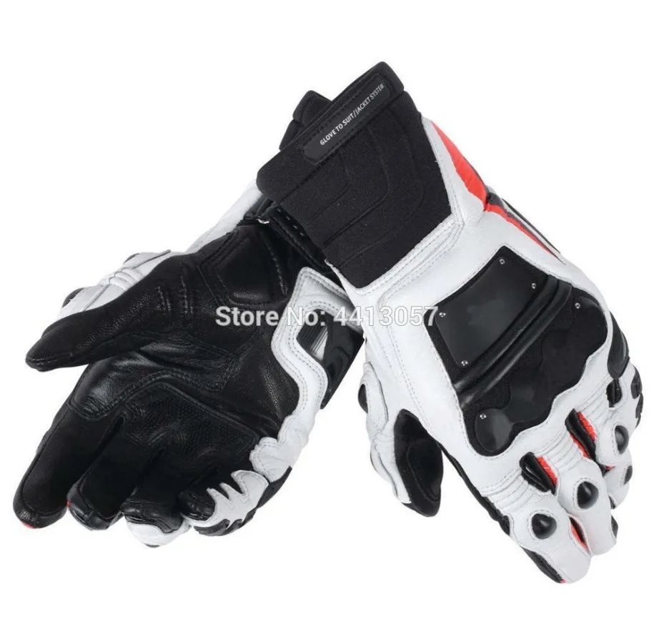NEW 2019 Dain Race Pro IN Motorcycle Bike Motorbike Biking Racing Gloves Black/Red-Fluo/White Racing Short Gloves