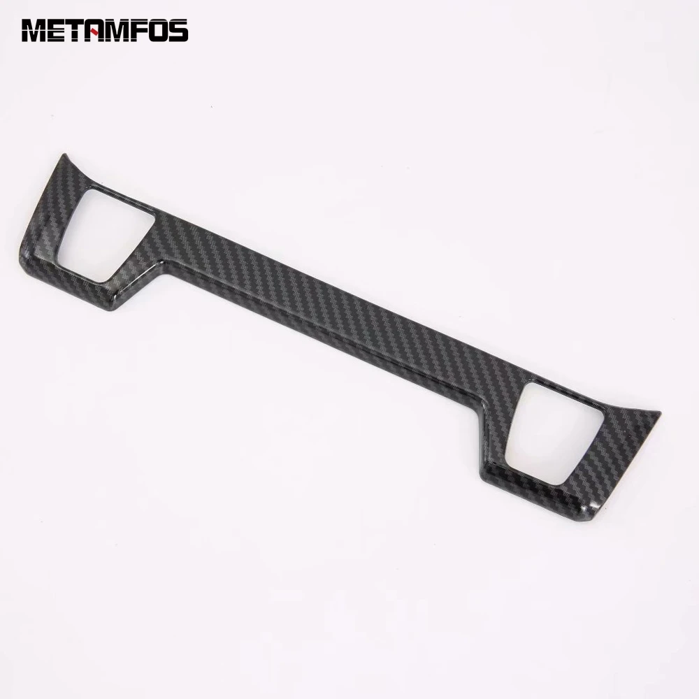 

For Toyota Rav4 Rav 4 2019 2020 Carbon Fiber Seat Heated Switch Cover Trim Heater Control Button Sticker Interior Accessories