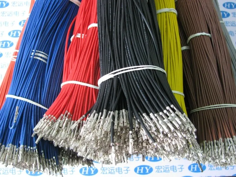 

100pcs Micro Mini 4.2mm Female Teminals with Cable Single End Cable 50cm