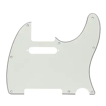 

New 8 Hole Electric Guitar Pickguard Scratch Plate 3Ply Ivory for FD Tele Style Guitar Parts