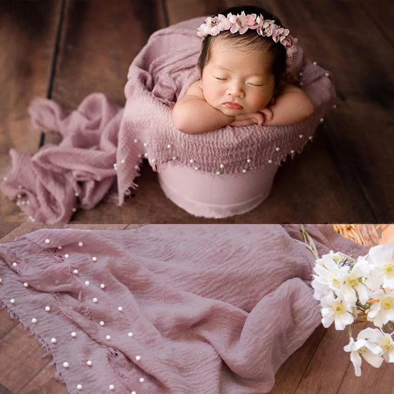 Ylsteed 90*180 см перламутровая декоративная обертка для новорожденных, реквизит для фотосъемки новорожденных, пеленальная обертка для фотосъемки, корзина с наполнителем
