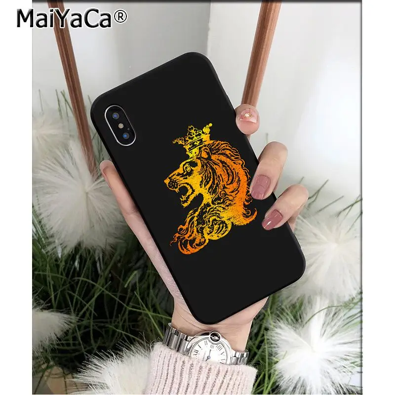 Мягкий чехол для телефона MaiYaCa The Lion King Simba из ТПУ Apple iPhone 8 7 6 6S Plus X XS MAX 5 5S SE