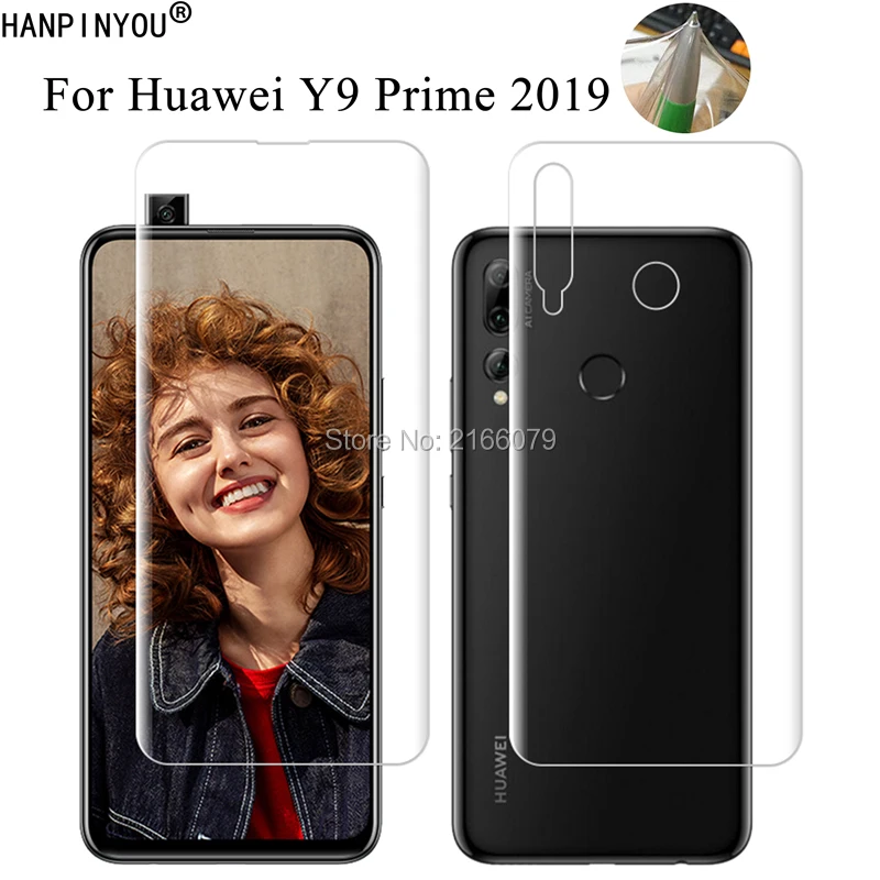 Для Huawei Y9 Prime Y9Prime 2019/P Smart Z Мягкий ТПУ Передняя Задняя задняя полная крышка