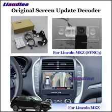Liandlee для Lincoln MKZ(SYNC3) дисплей обновленная система парковочная камера заднего хода автомобиля цифровой декодер камера заднего вида