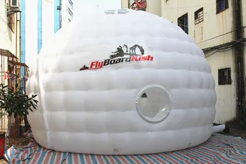 

Free shipping diameter 6m inflatable tent,inflatable dome projection tent