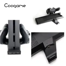 Multifunction Games Accessories For PS Playstation 4 Cooling Fan Stand Charging For PS4 Vertical