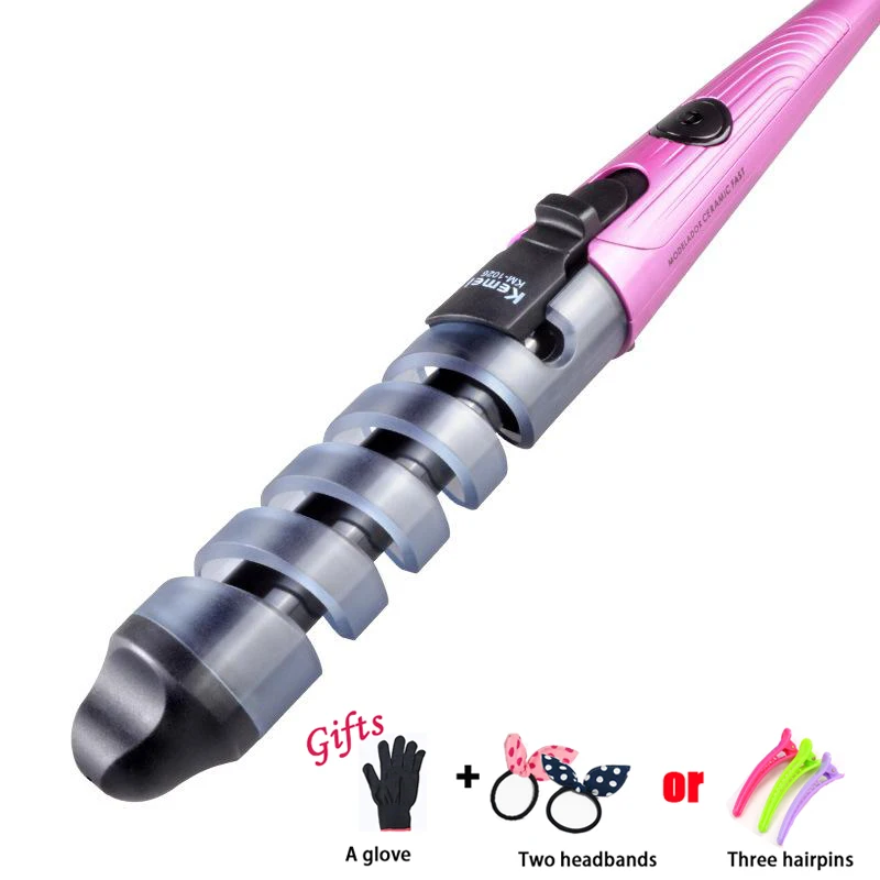 

110-240V Automatic Hair Curler Roller Curling Wand Iron Curl Styler Tools Machine Styling Perm Curlers Rollers Ceramic B18