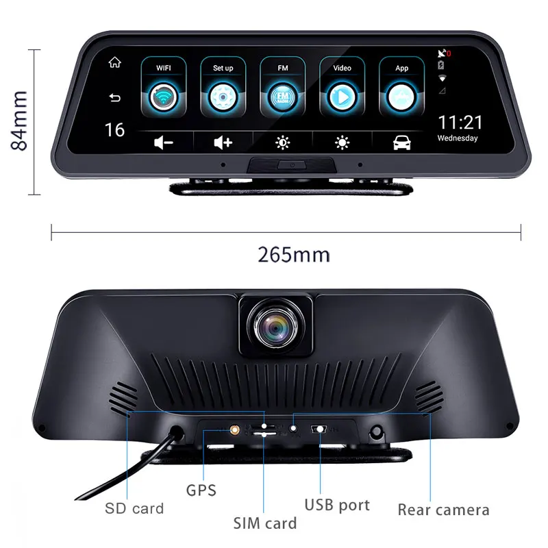 Автомобильный видеорегистратор ANSTAR 4G Android Wi Fi GPS ADAS 1080P|Видеорегистраторы| |