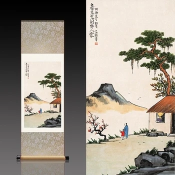 

Yamano Haruhikaru's antique scroll painting